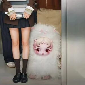 NEW Skullpanda You Found Me Plush Doll Pendant - Ghostie